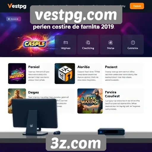 Revisão das funcionalidades do site de jogos vestpg.com