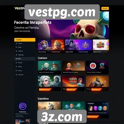 Interface do usuário do vestpg.com explora novas tendências